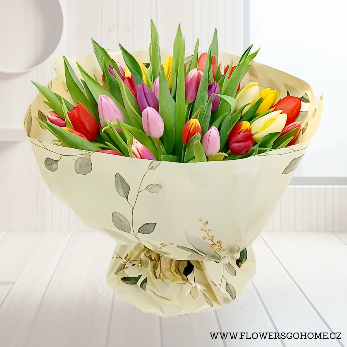 Tulipány v dárkovém balení